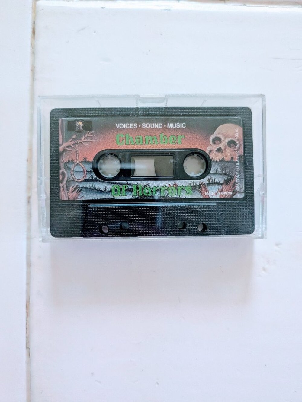 VTG 1988 Halloween Chamber of Horrors Cassette Tape Voices Sounds Music Tony